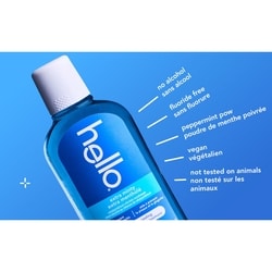 Rince-bouche Clean à la menthe sans alcool contre la mauvaise haleine, Sans fluorure 4
