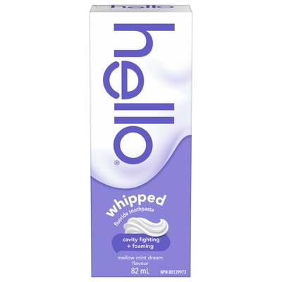 Whipped Fluoride Toothpaste, Mellow Mint Foam Toothpaste