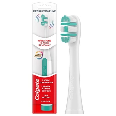 Total Adult Sonic Battery Toothbrush, Medium