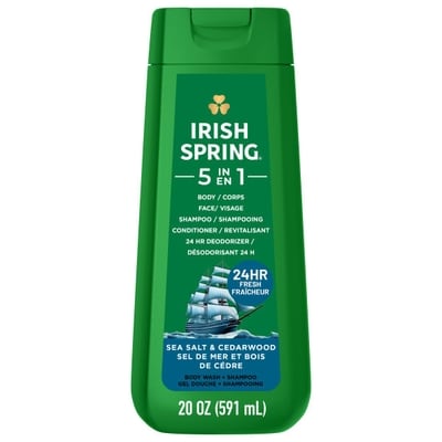 5 in 1 Body Wash, Sea Salt & Cedarwood Scent