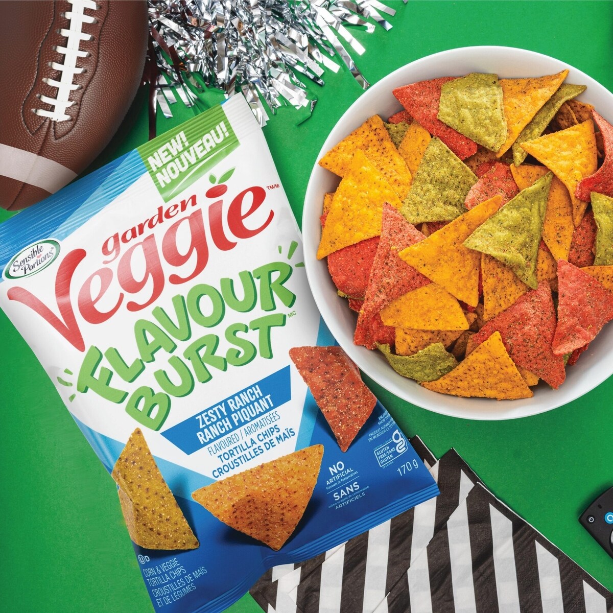 Garden veggie flavour burst ranch piquant