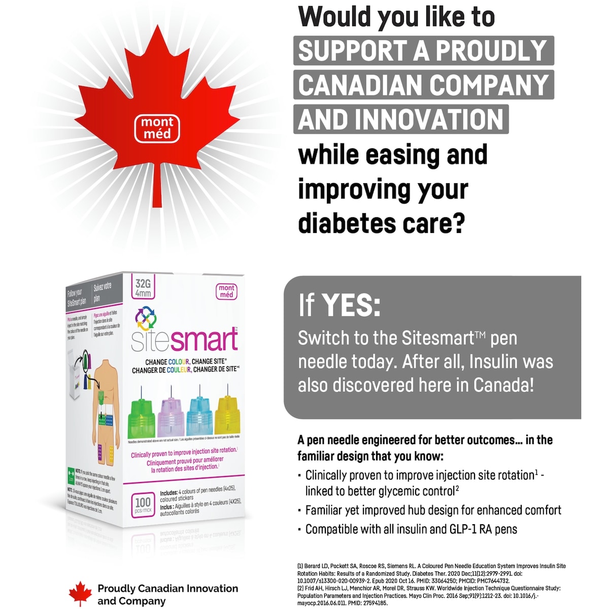 SiteSmart Aiguilles à Stylo