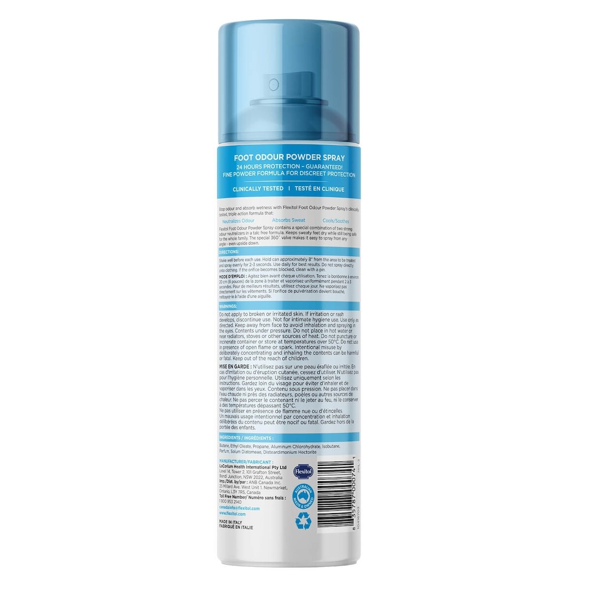 Foot Odour Powder Spray