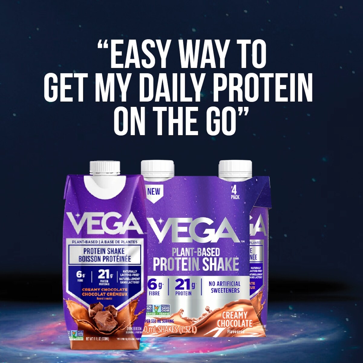 Vega Prêt à Boire Chocolate (4 x 330 ml)