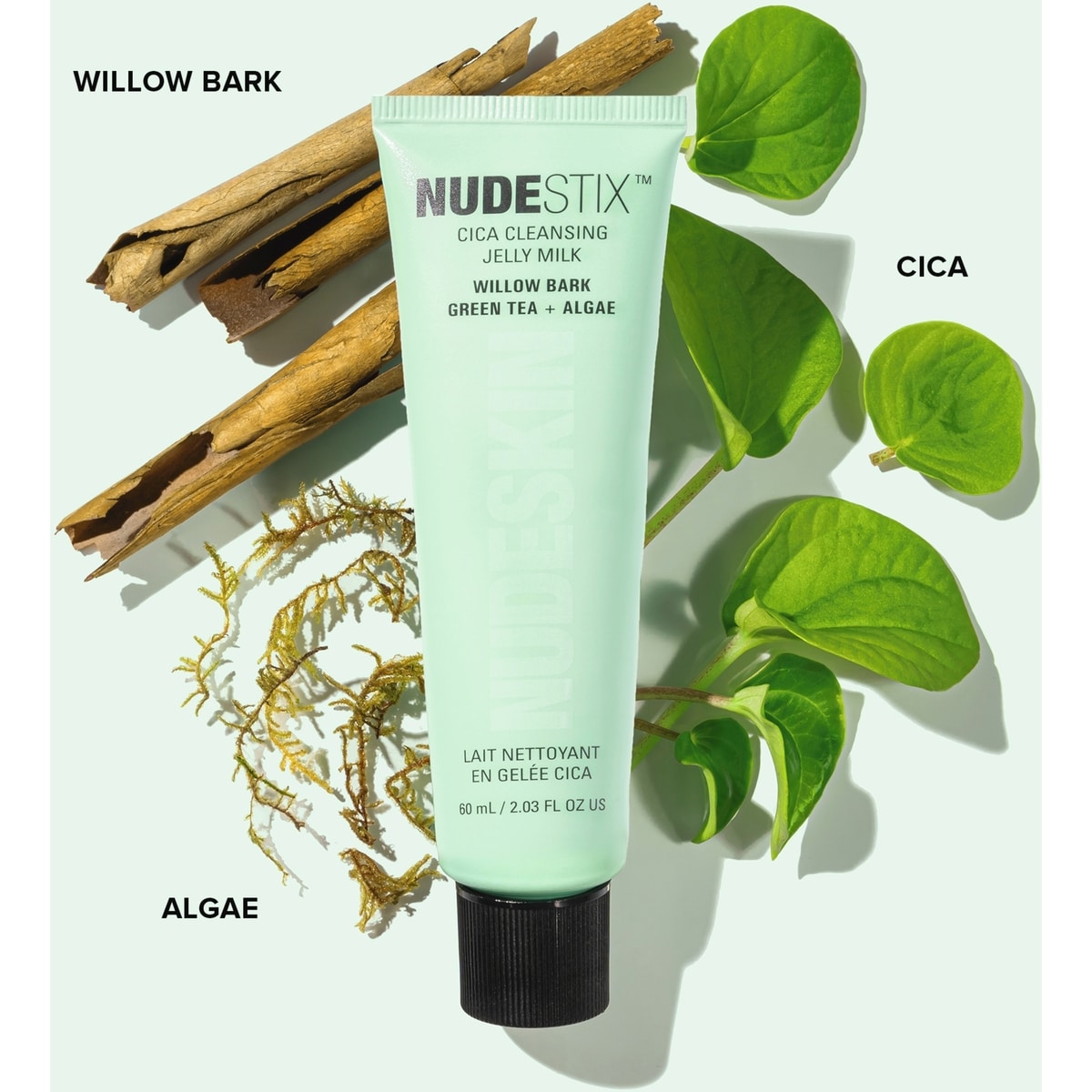 NUDESKIN Cica Cleansing Jelly Milk Cleanser