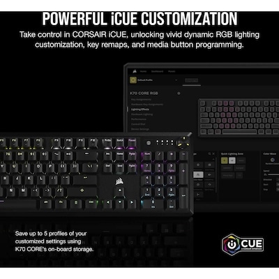 K70 CORE RGB Mechanical Gaming Keyboard 6