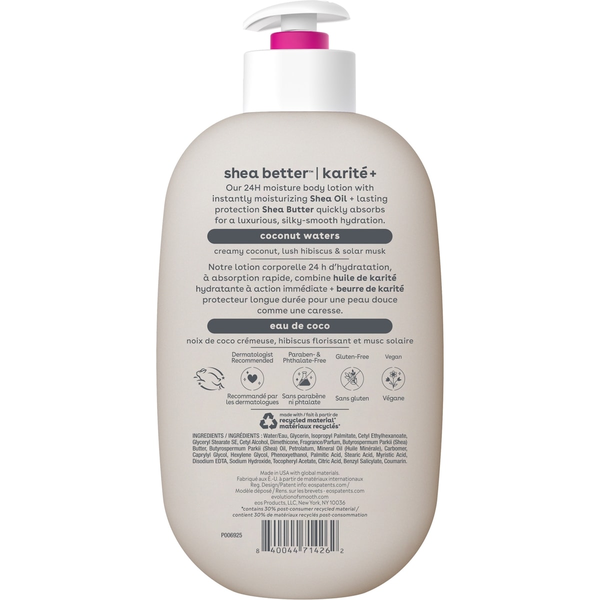 Shea Better 24H Moisture Body Lotion, Coconut Water