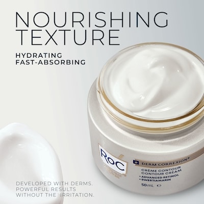 Derm Correxion® Neck Cream With Hyaluronic Acid And Advanced Retinol To Visibly Tighten & Lift Horizontal Neck Lines, Facial Moisturiser To Contour Face, Neck And Jawline, 50Ml 6