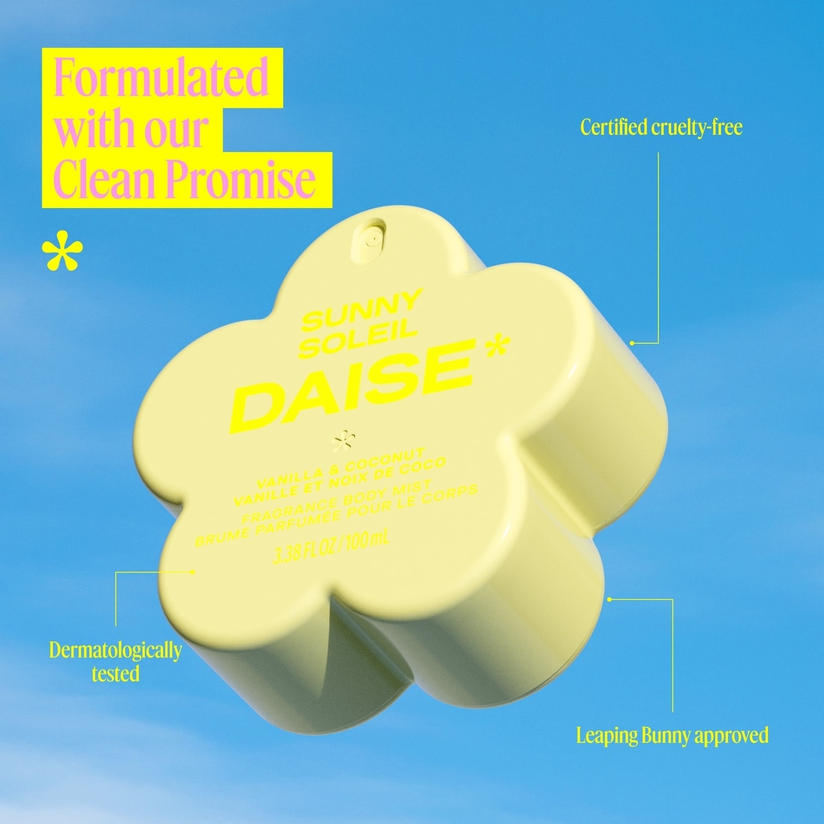 Sunny Fragrance Body Mist in Vanilla & Coconut