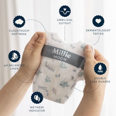 Luxury Diapers, Size Newborn 2