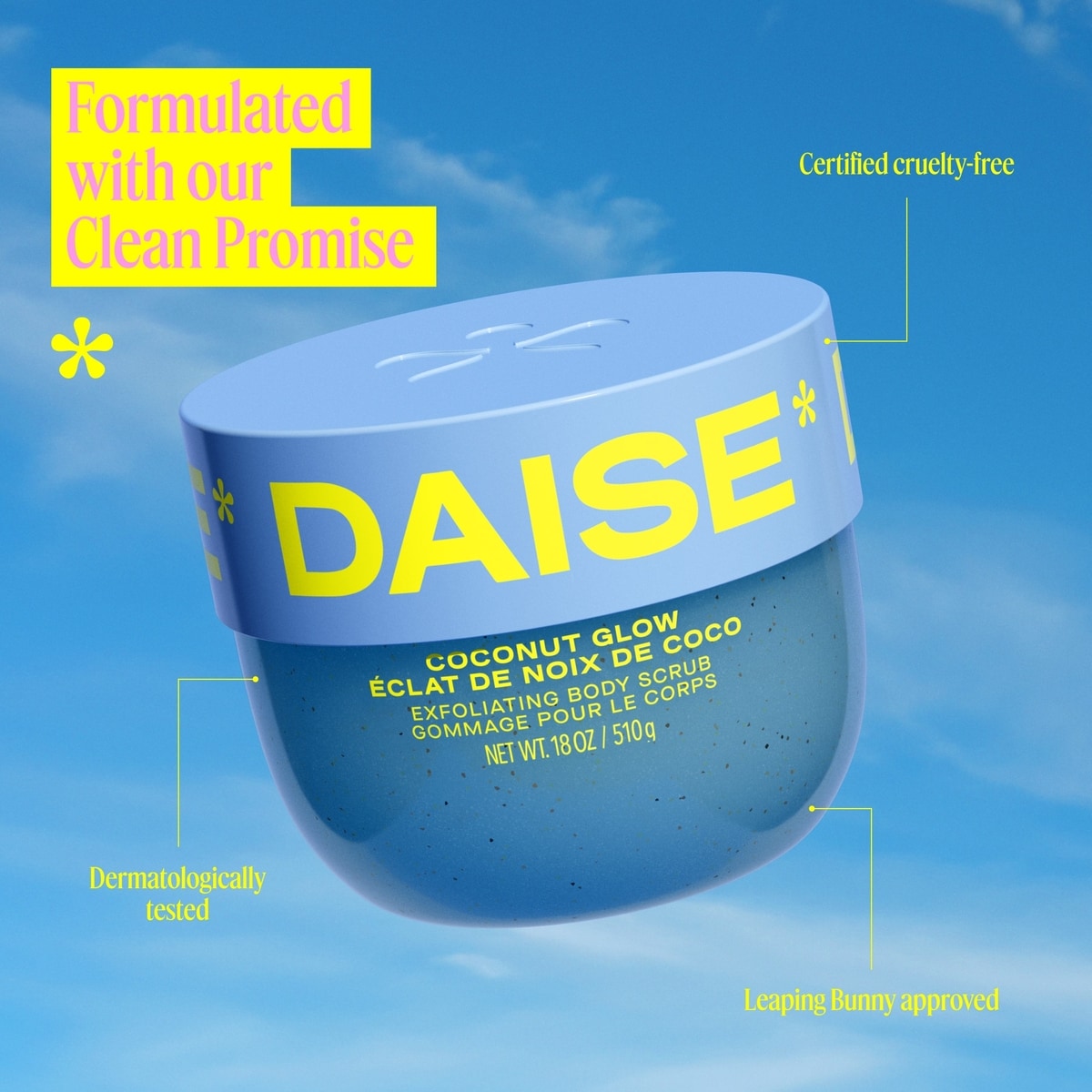 Exfoliating Body Scrub in Coconut Glow