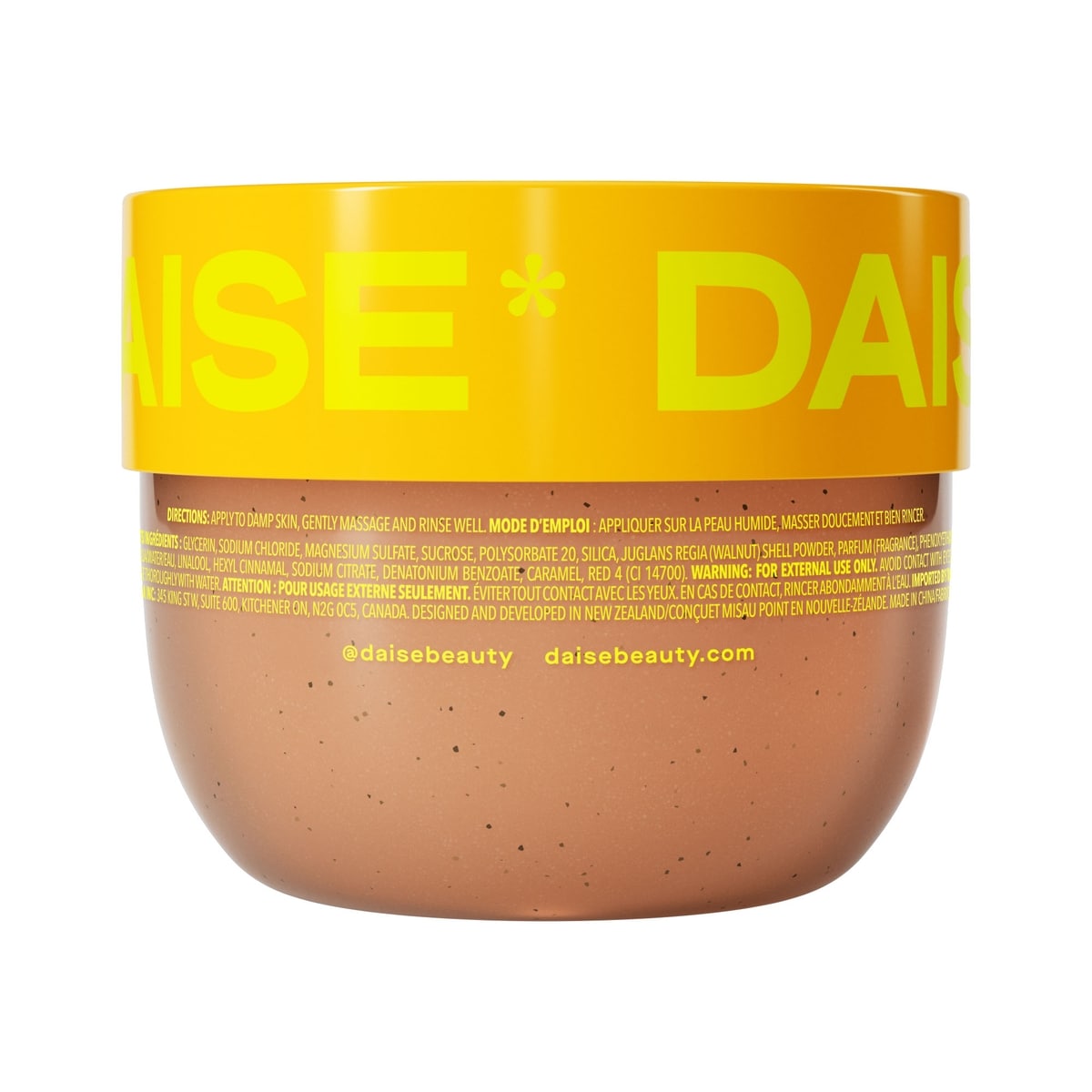 DAISE Exfoliating Body Scrub in Vanilla Glow