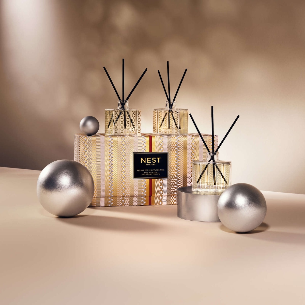 Festive Petite Diffuser Trio Set