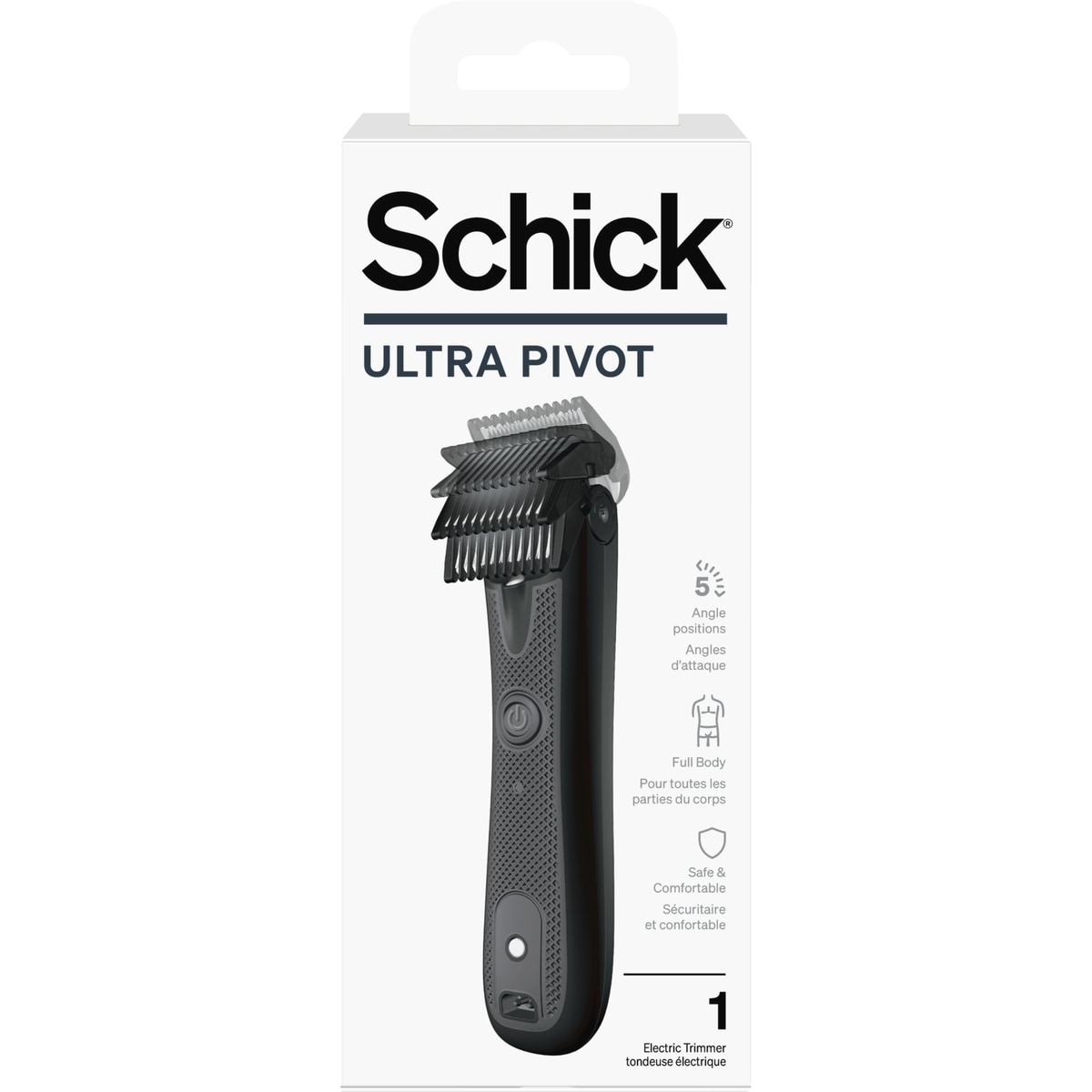 Schick Ultra Pivot Electric Body Groomer 1 Kit
