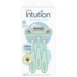 Emballage De 3 Rasoirs Jetables à 4 Lamesé Intuitioné Sensitive Careé 1