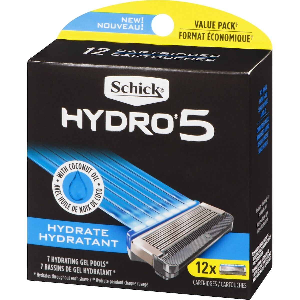 Cartouches de lames Schick Hydro Skin Comfort pour peau sèche