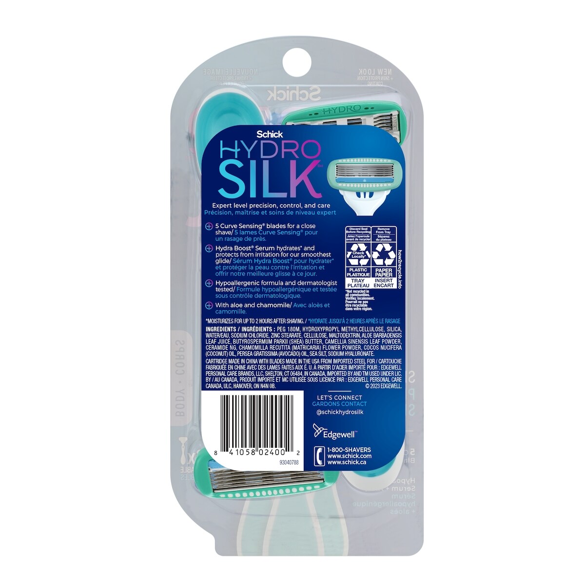 Rasoirs jetables Schick Hydro Silk pour femmes