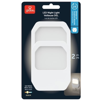 LED always ON, plug-in night lights, 3000K, 1 lumen each 2