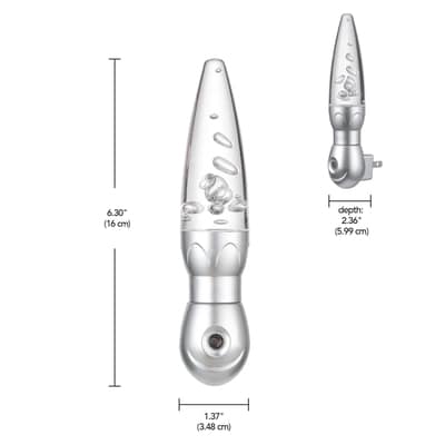 LED automatic plug-in lava lamp night light, 0.6 watts, 0.5 lumens 2