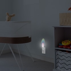 LED automatic plug-in lava lamp night light, 0.6 watts, 0.5 lumens 3