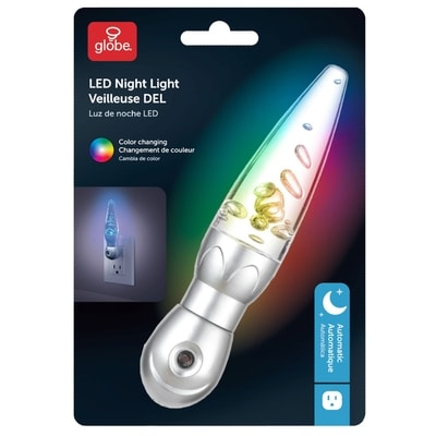 LED automatic plug-in lava lamp night light, 0.6 watts, 0.5 lumens 4