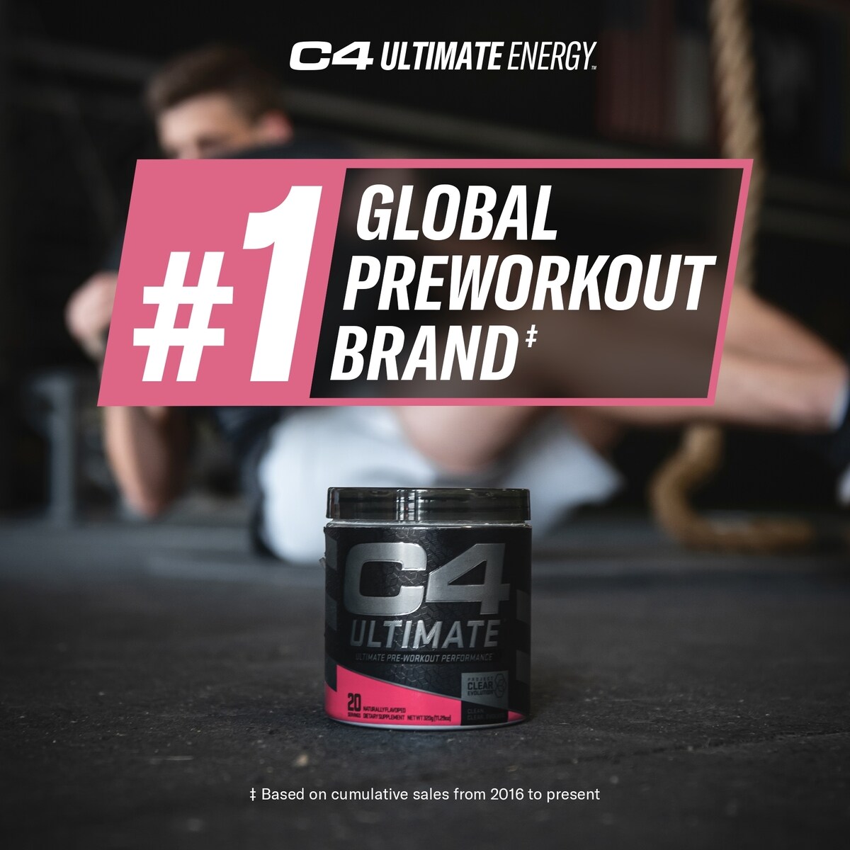 C4 Ultimate Pre-Workout 12serv Fraise Pastèque