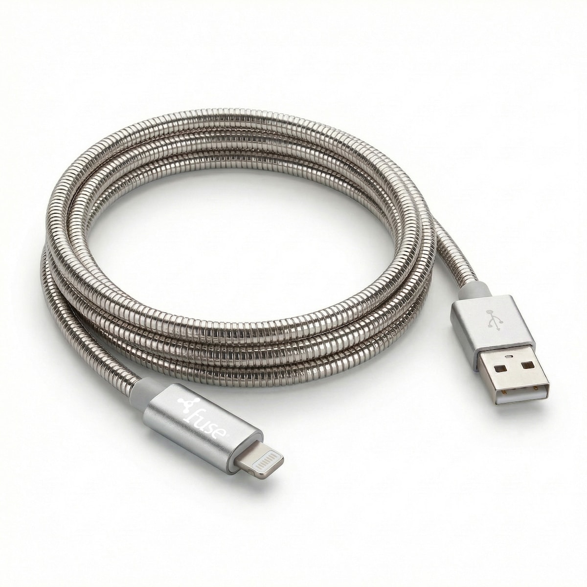 3Ft Metal Lightning Silver