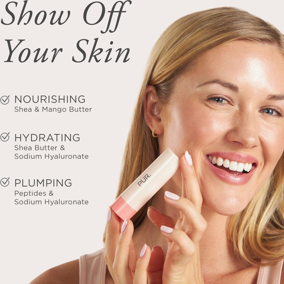 Silky Tint Creamy Multitasking Stick with Peptides