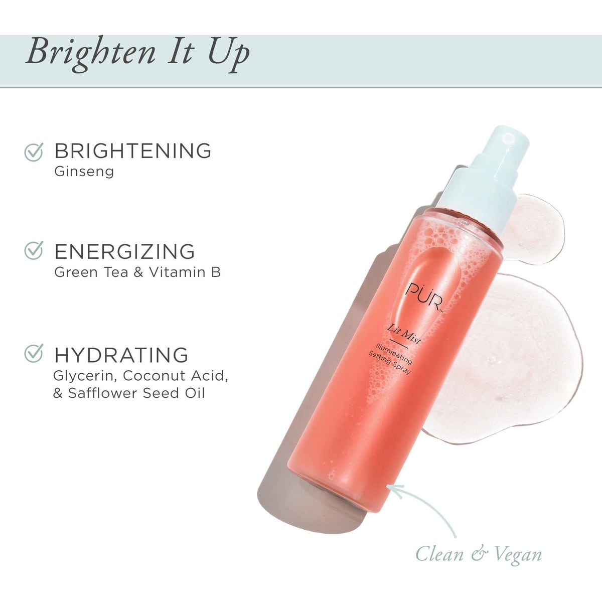 Lit Mist Illuminating Setting Spray