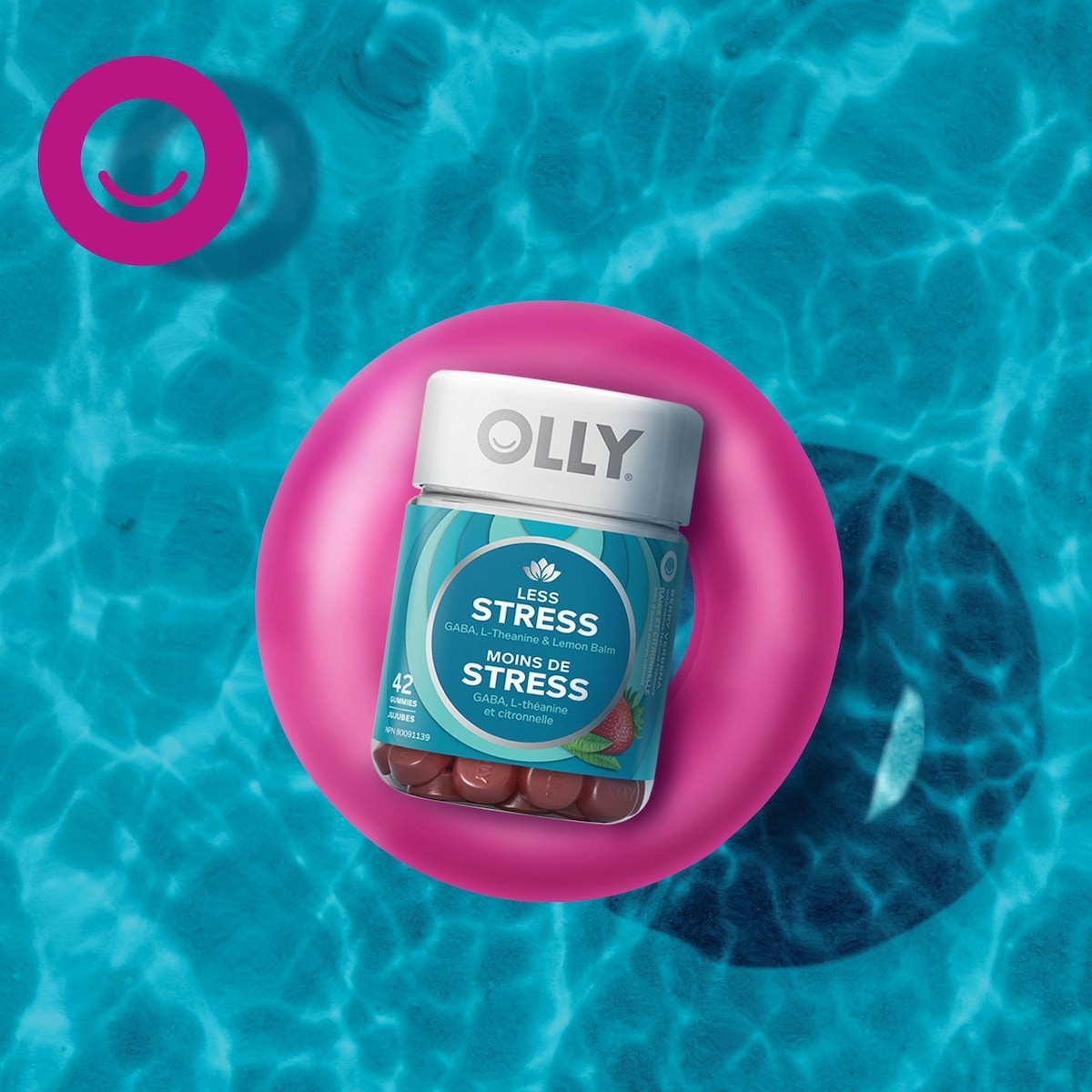 vitamine Relaxant OLLY Baies et Citronelle sans gluten 21 jours 42 gélifiés