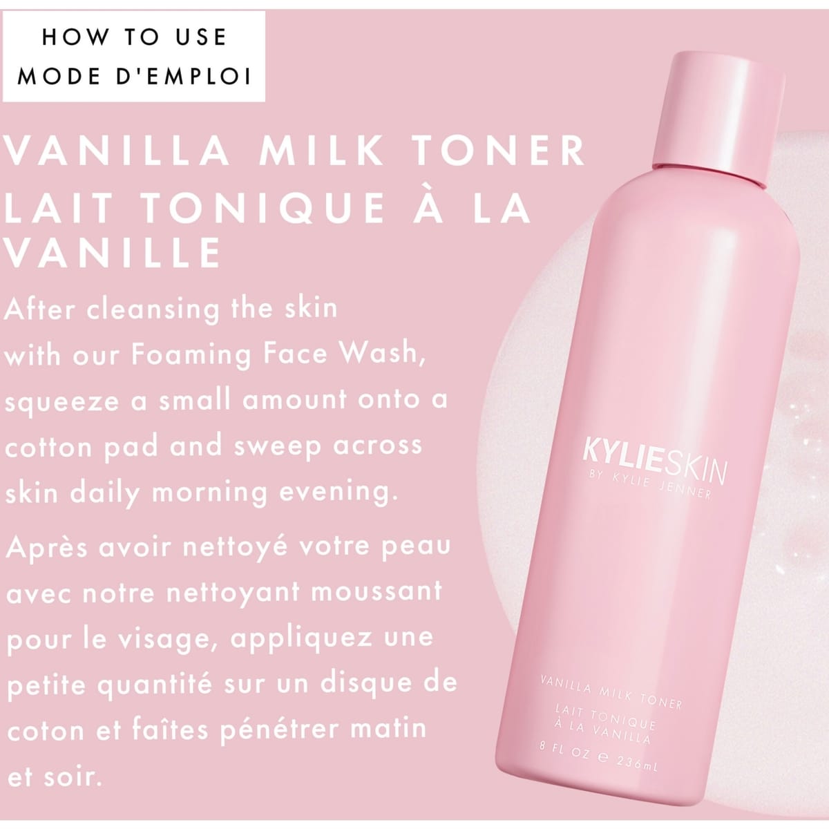 Vanilla Milk Toner, skin perfecting, minimizes pores, smoothes texture, alcohol-free