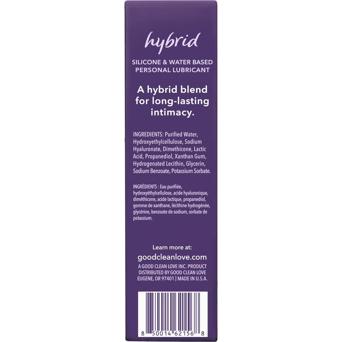Good Clean Love Hybrid Silicone & Water Based Personal Lubricant