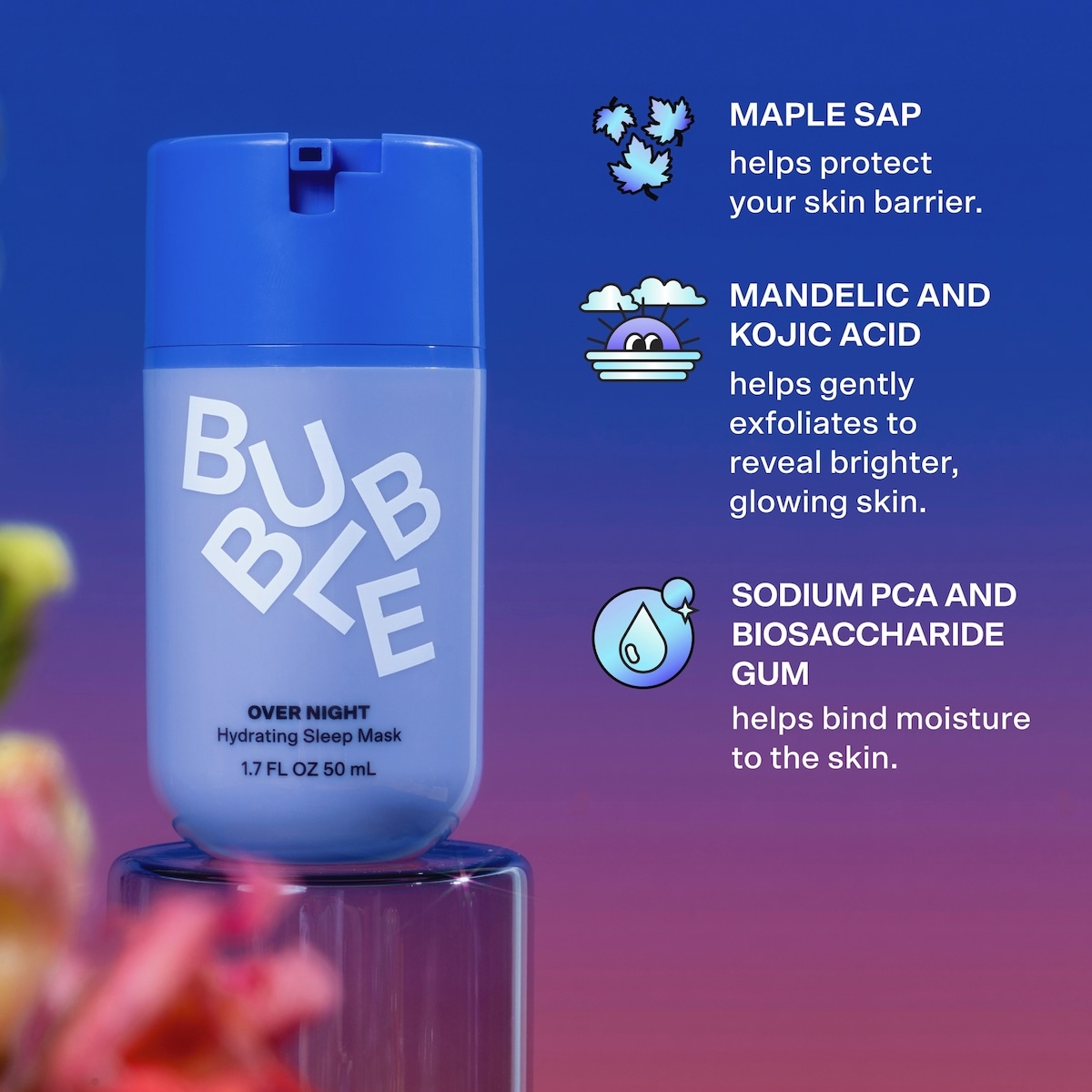 Masque de nuit hydratant Over Night