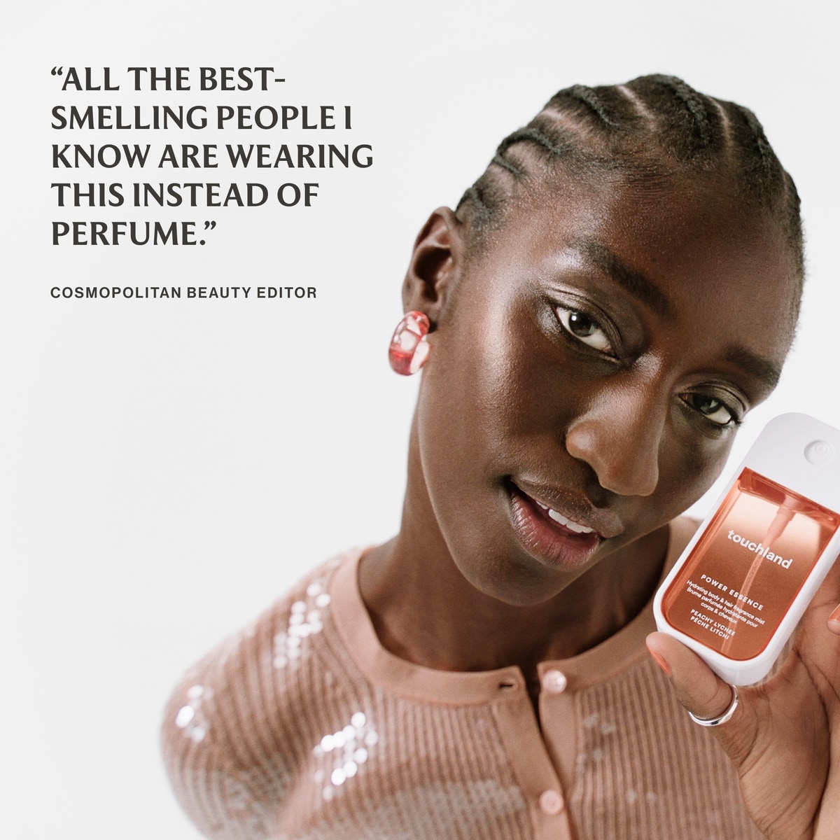 Power Essence Body & Hair Fragrance Mist Peachy Lychee