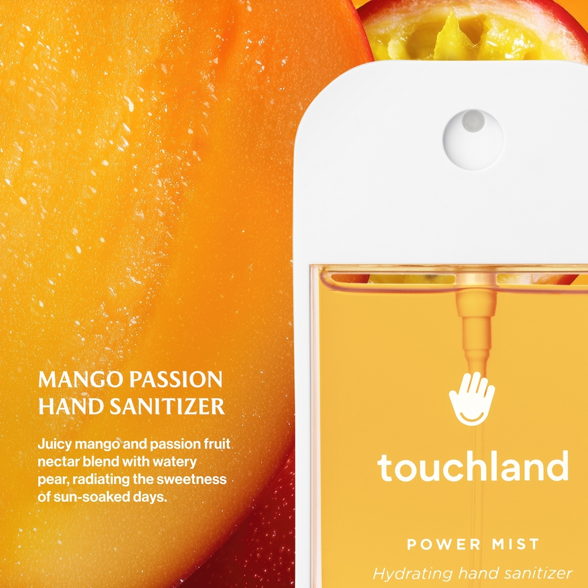 Power Mist Hydrating Hand Sanitizer Mango Passion