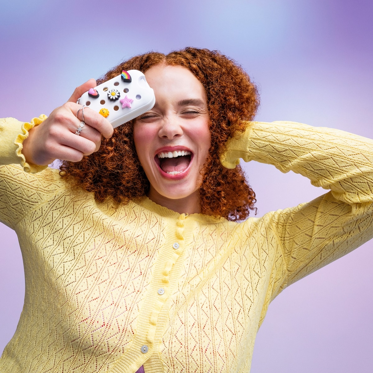 Crocs x Hand Mist Case Sugarpop Pink