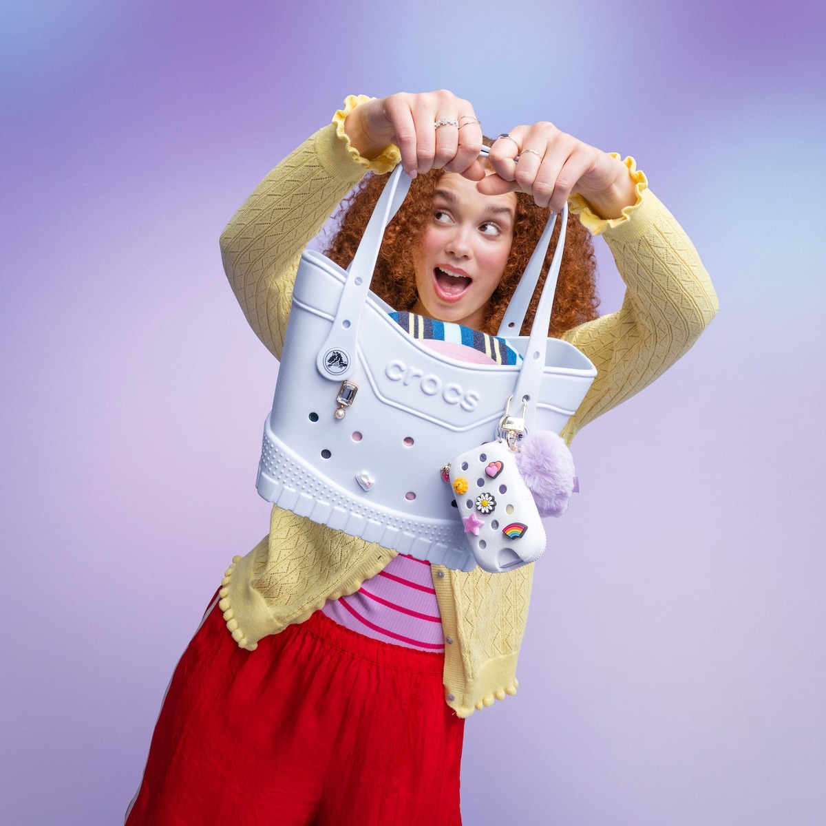 Crocs x Hand Mist Case Sugarpop Pink