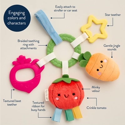Bitzy Busy Ring™ Veggie 3