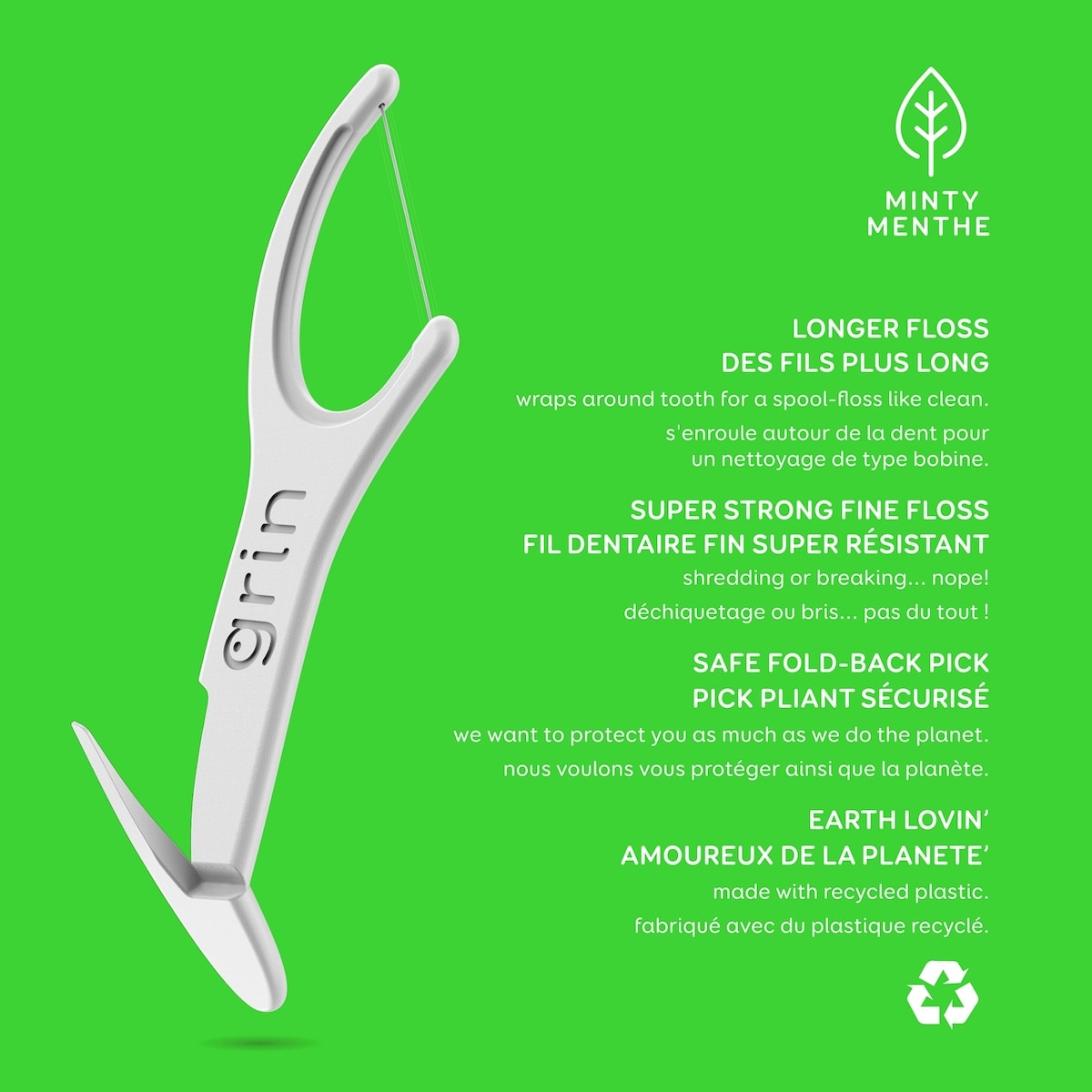 Fine Clean Flosspyx 75 Ct