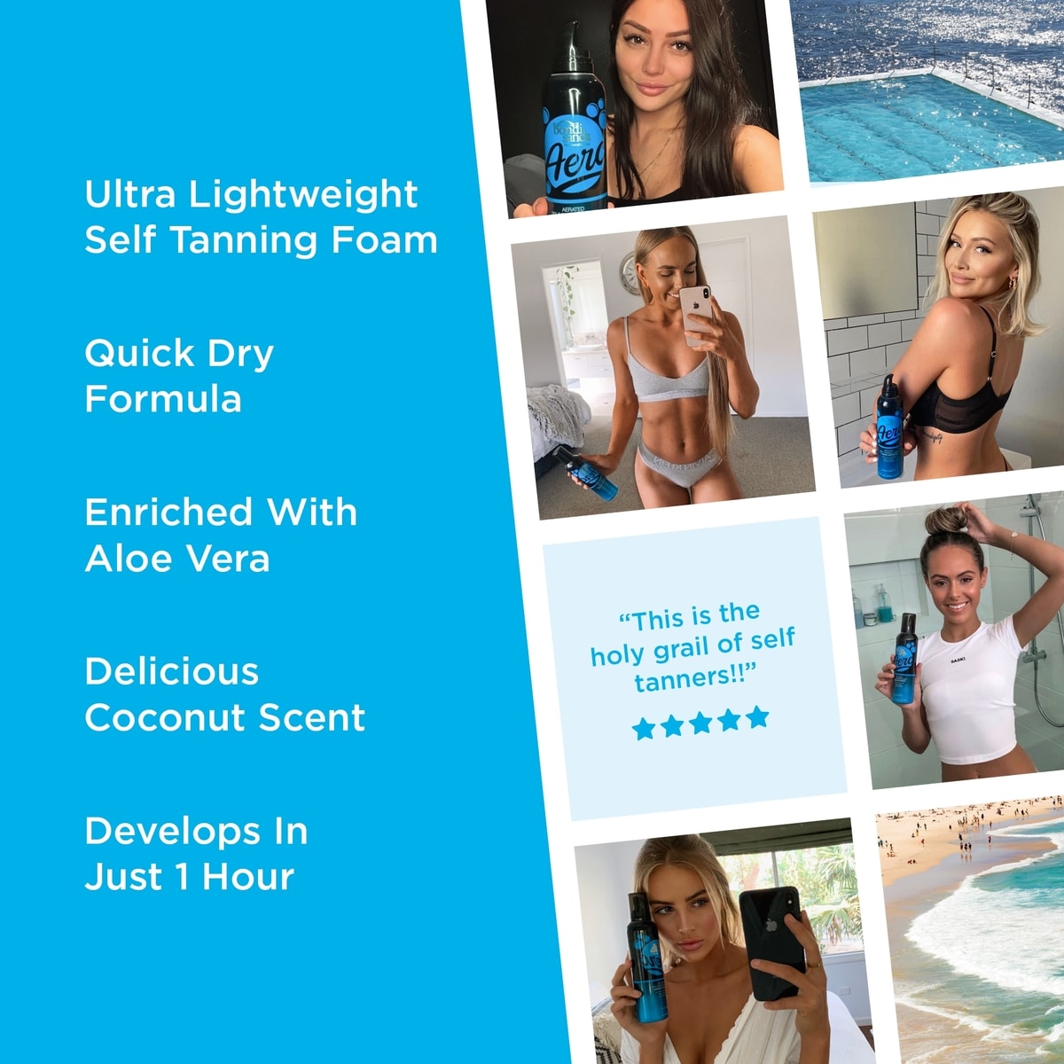 Aero Self Tanning Foam 1 Hour Express