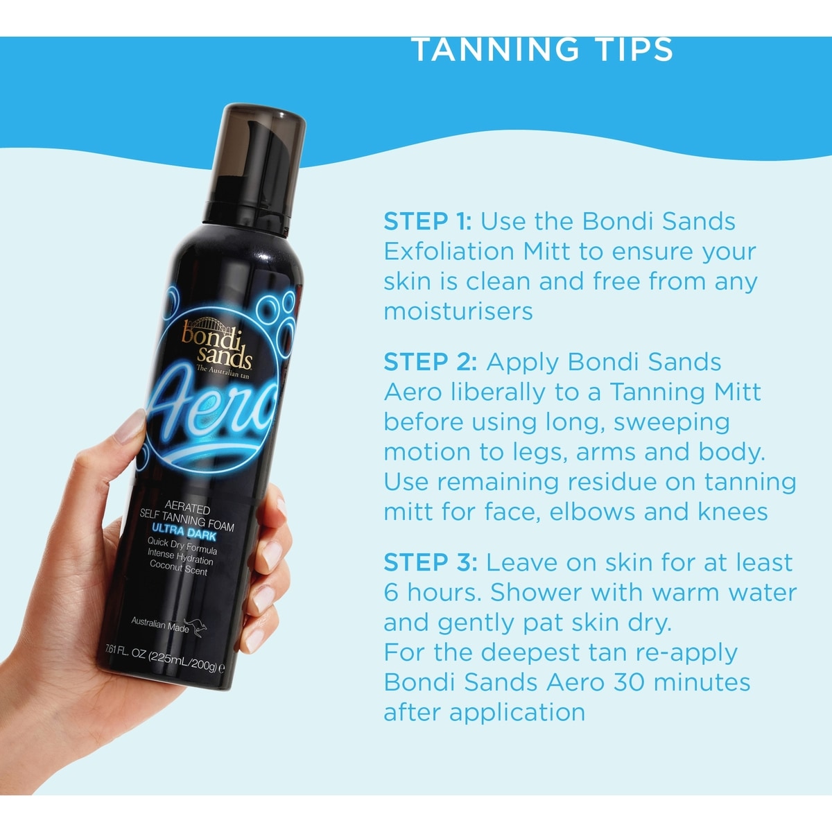 Aero Self Tanning Foam Ultra Dark