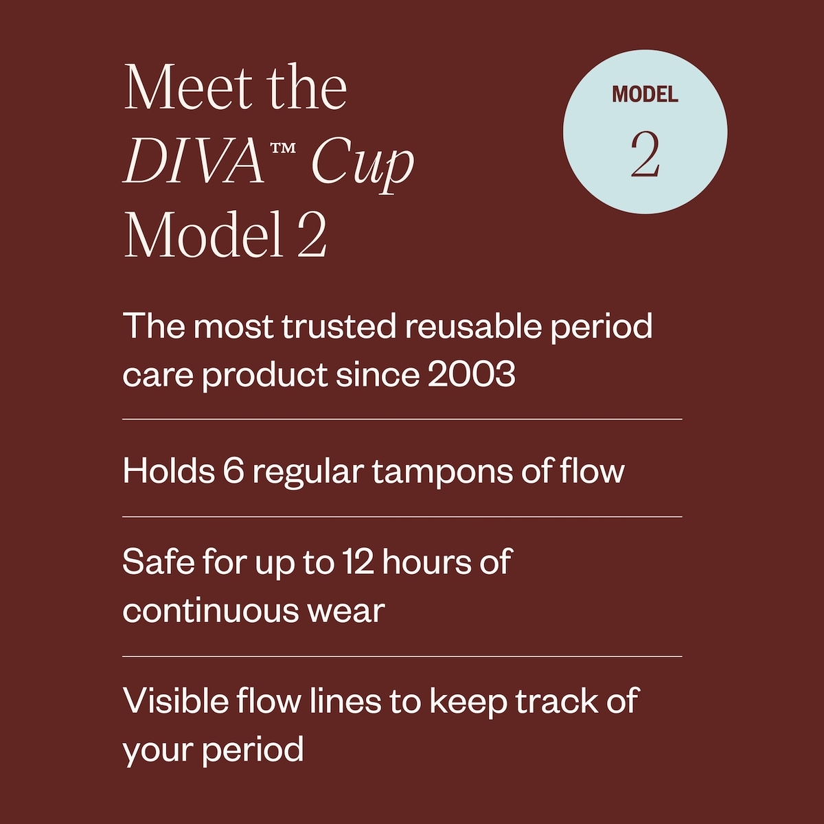 DivaCup Model 2