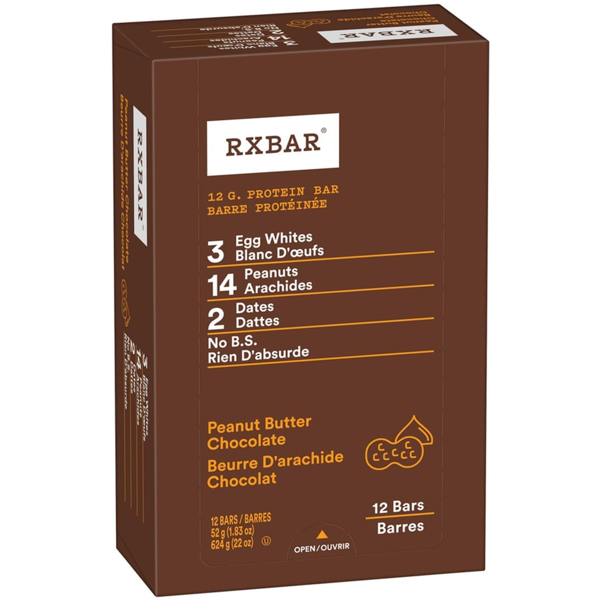 RXBAR Beurre D'arachide Chocolat 12x52g