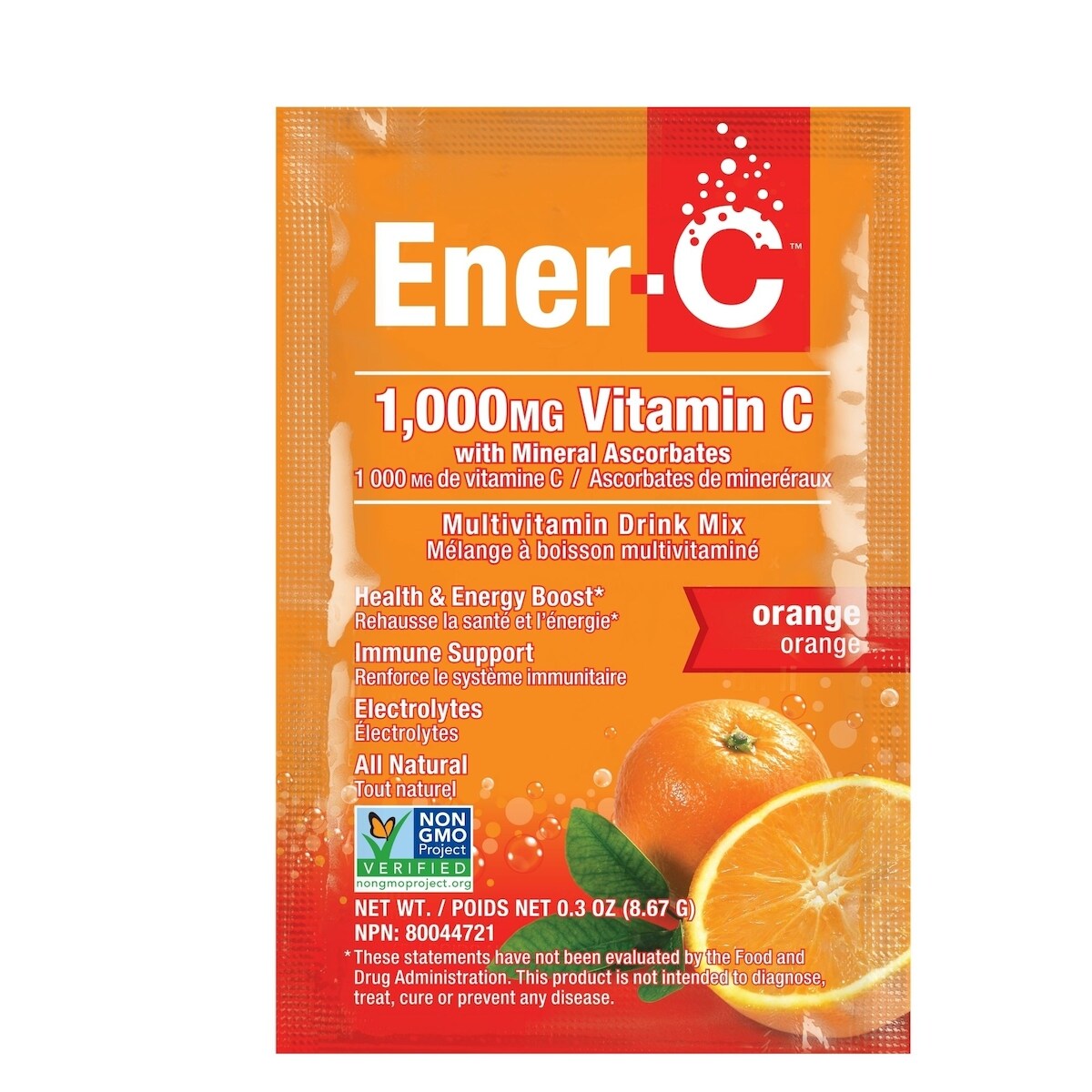 Ener-C Mélange pour boisson multivitaminée Orange (30pk)