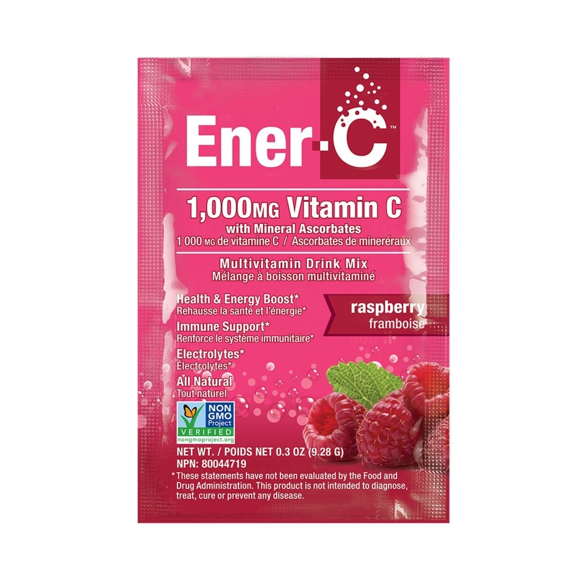 Mélange de boissons multivitamines Ener-C Framboise (30pk)