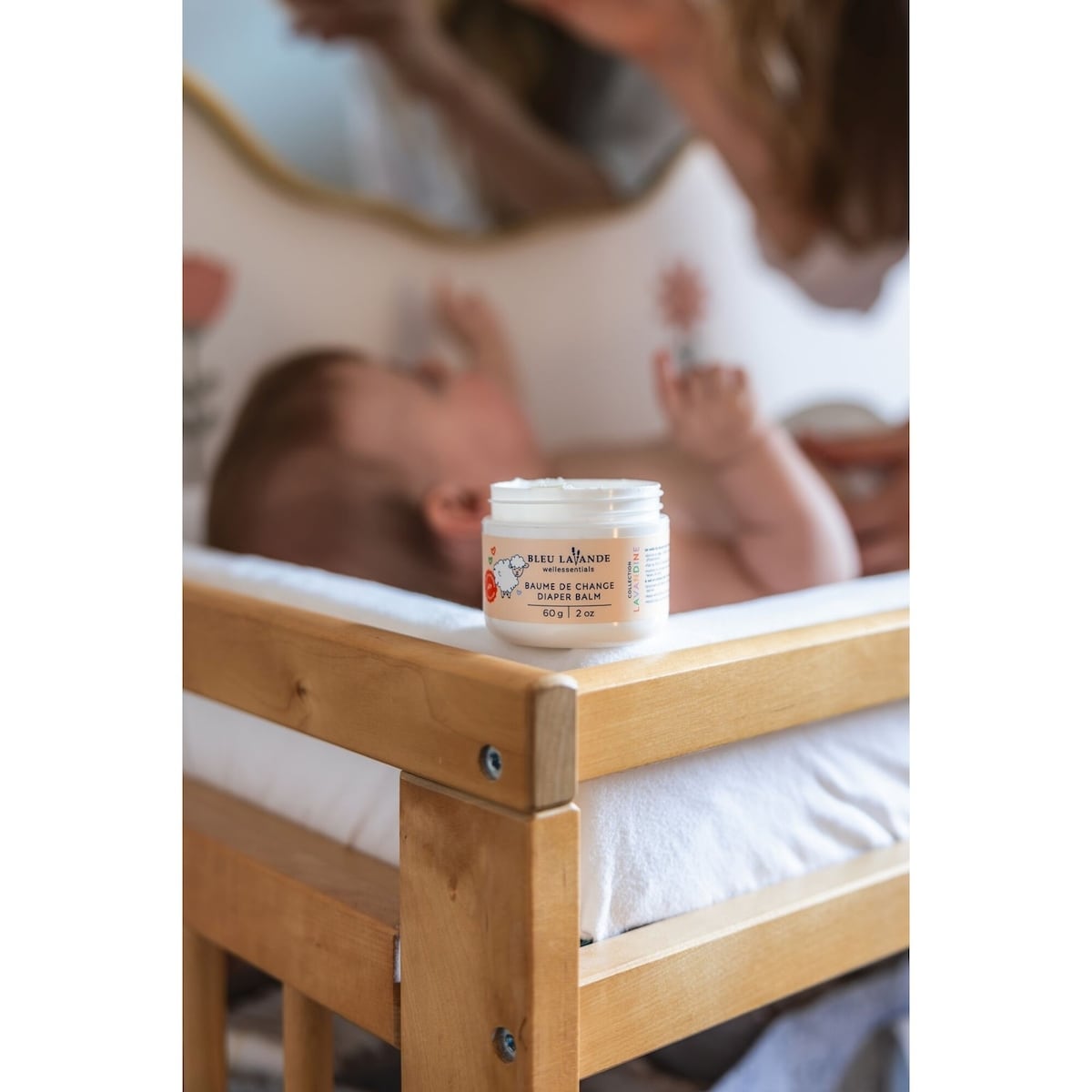 Lavender-peony diaper balm baby range