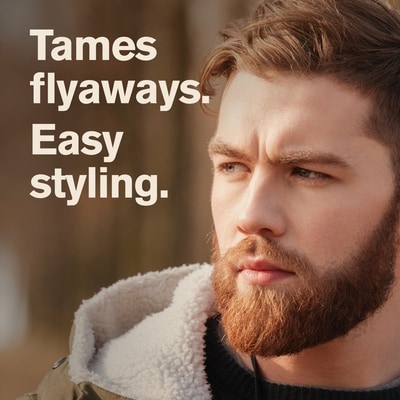 Sandalwood Teak Hydrating Beard & Scruff Softening Butter for Men, Naturally Derived 5