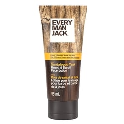 Sandalwood Teak Beard Scruff Face Lotion for Men, Naturally Derived 1