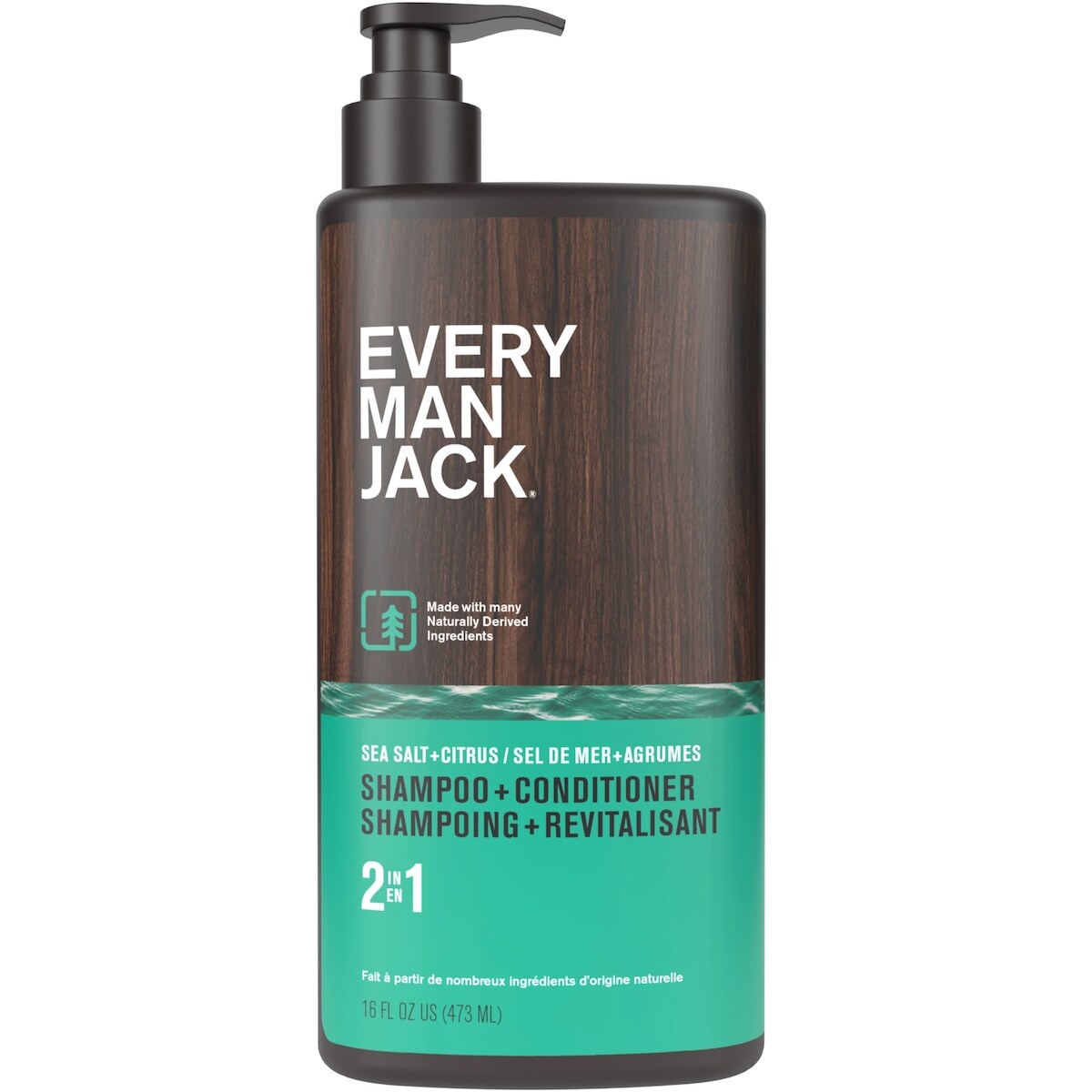 473ml 2in1 Shampoing Sel de Mer