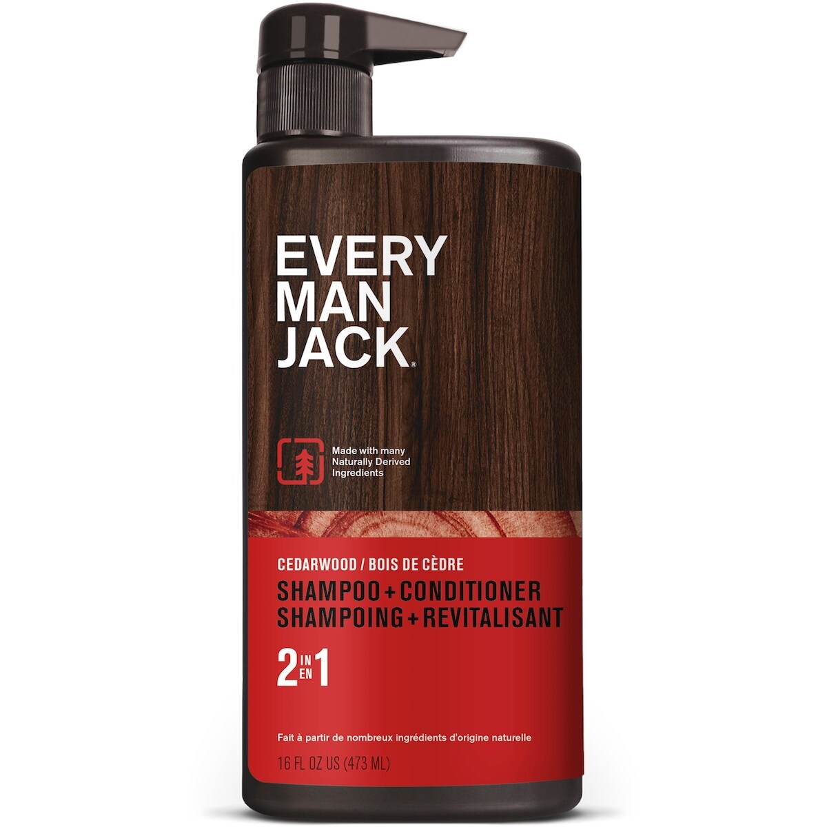 473ml 2in1 Shampoing Bois de Cèdre